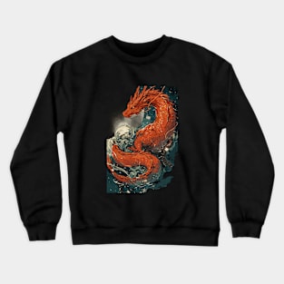 The Asian Red Dragon Crewneck Sweatshirt